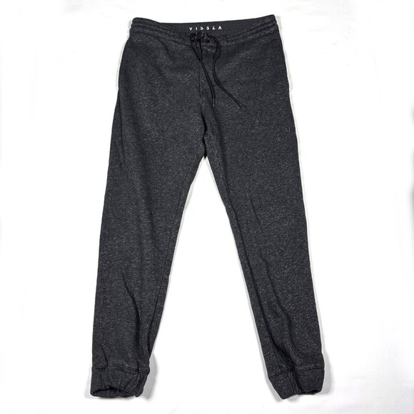 Vissla Heather Gray Fleece Sweatpants Joggers Tapered Slim Fit Mens M (31-32) - Picture 1 of 11
